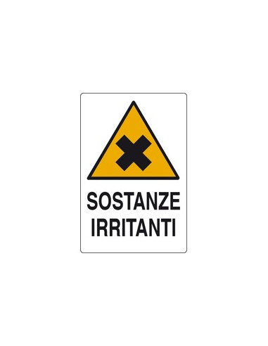 CARTELLO SOSTANZE IRRITANTI