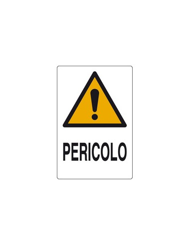 CARTELLO PERICOLO