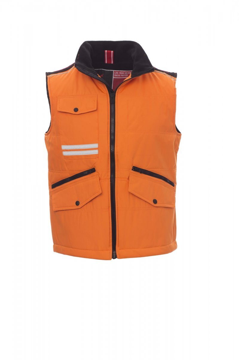 GILET IMBOTTITO MULTITASCHE NYLON MIG 2.0 C/PROFILI RIFLETT PONGEE RIPSTOP - immagine 2