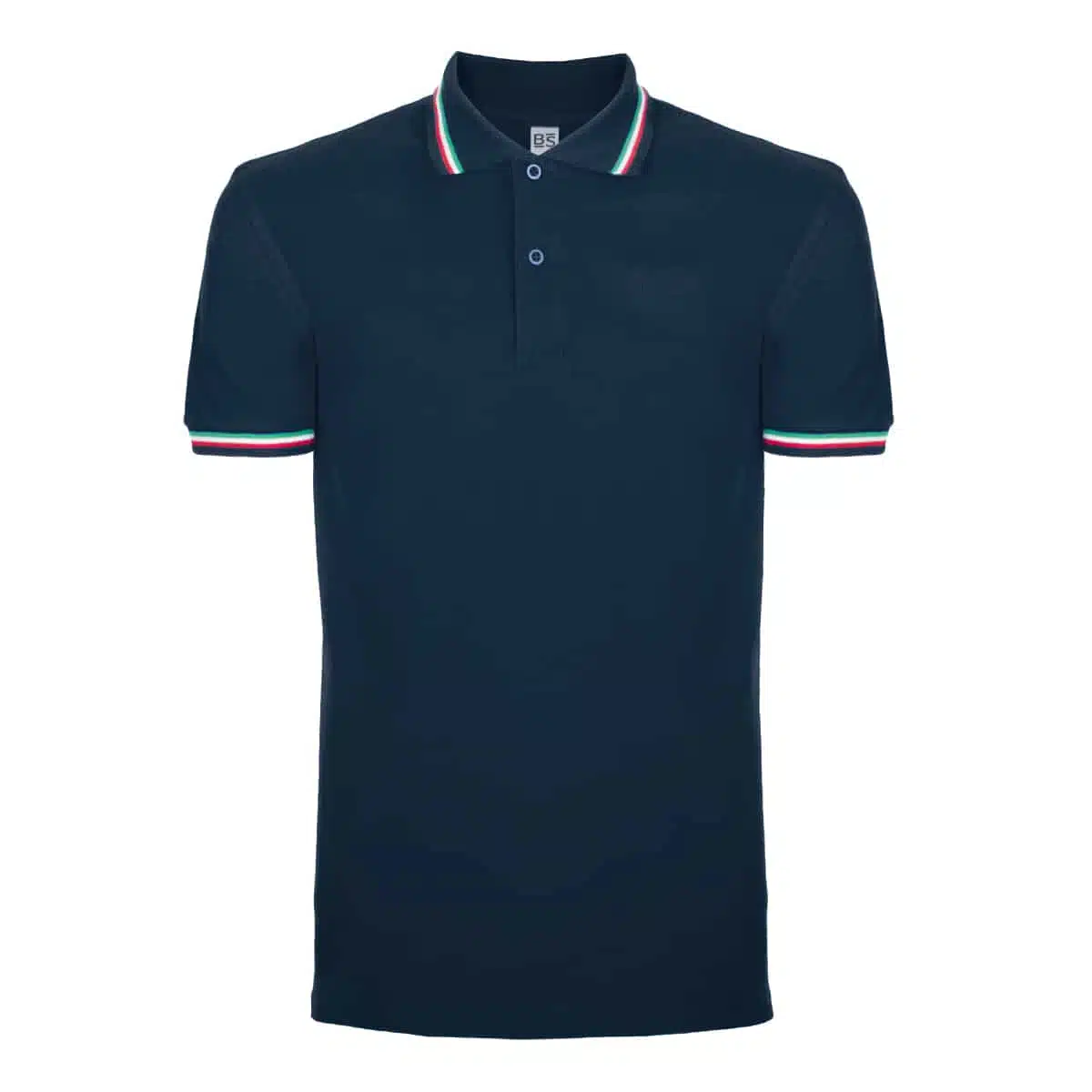 MAGLIETTA POLO ITALIA CON TRICOLORE MEZZA MANICA - immagine 2