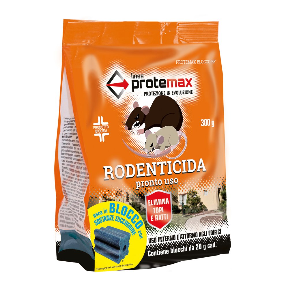 RODENTICIDA BLOCK 300 GR PROTE018