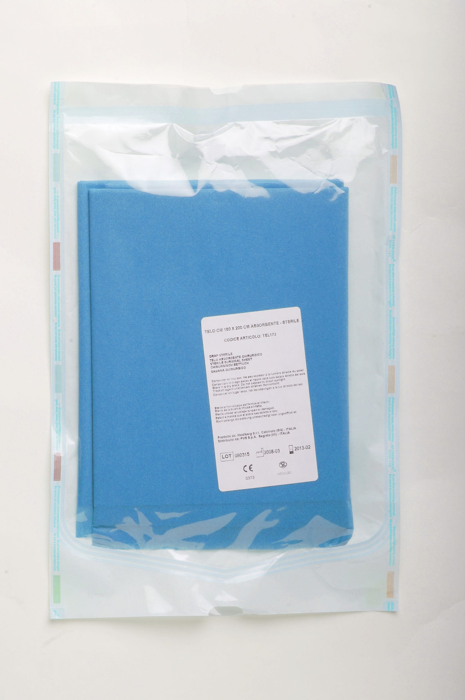 TELO STERILE AZZURRO 75X90 TEL172