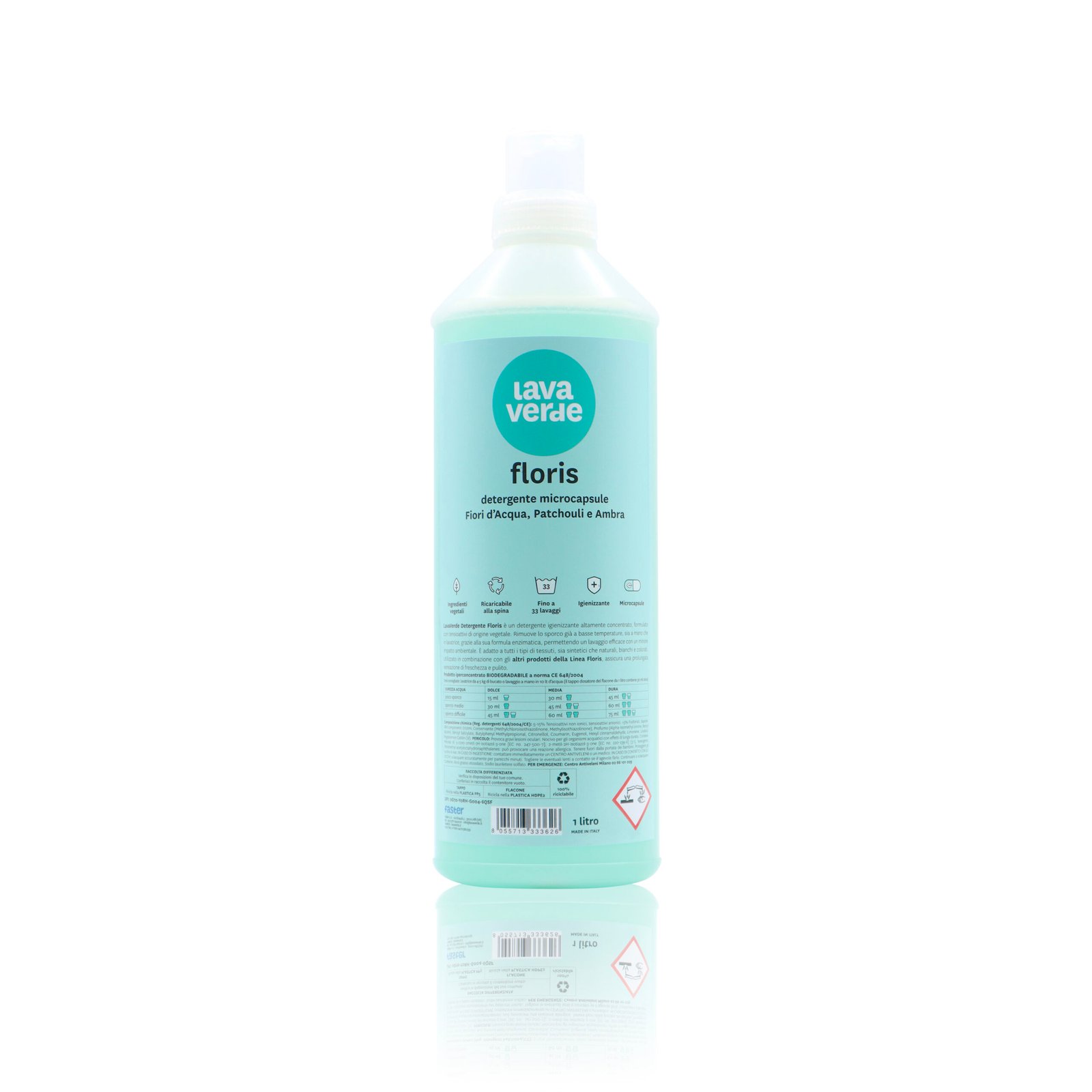 DETERGENTE FLORIS LAVAVERDE LT.1